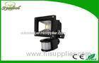 10Watt IP65 1000LM led motion detector Flood lights , Warm White ra90 park PIR led flood lights