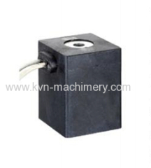 Lead type solenoid valve coil