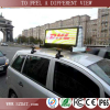 P6 P5 3G full color led taxi display, taxi led display top advertising