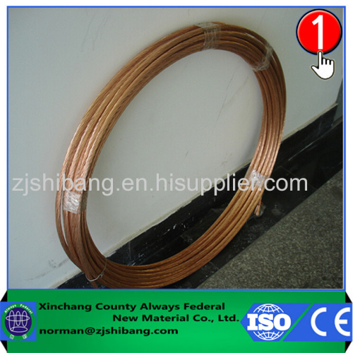 copper plated steel wire copper coated steel wire coated Welding Wire