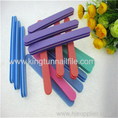 colorful sponge nail file