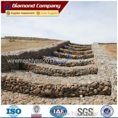 Galvanized or PVC coating Hexagonal Wire Mesh Gabion Box