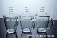 clear beer mugs with handle for wholesale