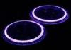 Purple Light Halo Ring 7&quot; Osram LED Car Headlights , High / Low Beam LED Headlamp