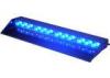 24W Blue LED Visor Lights / Strobe Lights for Bulldozers with Strong Suction Cups