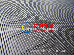 Wedge wire flat panel screen panels