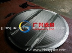 round Screen for beer equipment wedge wire flat screen panles