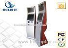 Hotel / Shopping Mall Anti Glare LCD Dual Screen Kiosk With Touch Screen 300cd/m