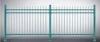 Industrial Safety Ornamental Aluminum Fence , Metal Garden Fence