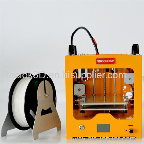 2015 hot sale family/school use 3D printer with printing size 100*130*100mm