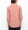 2015100% Silk fashion long type button yoke box pleat causal blouse China dress low price
