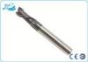 2 Flute End Mill , TiN and ARCO Coated Carbide End Mills For Stainless Steel
