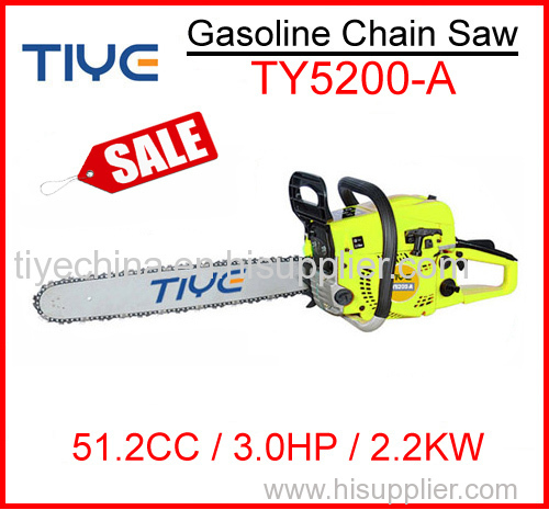China garden tools good selling chainsaw 5200