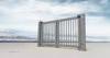 Aluminium Alloy Collapsible Bi Folding Gates With Anti-Climb Photo Cell