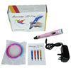 Lightweight Pink 3D Printer Pen with Printing Material ABS / PLA 1.75mm