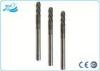 1mm 2mm 3mm Diameter 4 Flute End Mill for Stainless Steel / Roughing To Finishing