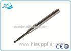 Tungsten Solid End Mill , Carbide Long Neck Short Flute End Mills