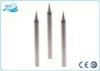CNC HRC 60 Carbide 2 Flute End Mill Tools , Micro Diameter 0.1 - 0.9 mm