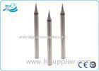0.2 - 0.6 um Tungsten Carbide End Mill , 2 Flute Micro End Mills for Stainless Steel