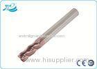 Solid Carbide Cutter 2 / 4 / 6 Flute End Mill 50-100mm Overall Length