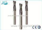 Diameter 2mm End Mill with Overall Length 50 - 150mm TiAlN / TiCN / TiN Coating