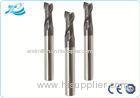 Diameter 2mm End Mill with Overall Length 50 - 150mm TiAlN / TiCN / TiN Coating