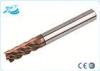 HRC 60 High Performance End Mills Tungsten Steel with TiN Coating