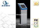 Business / Financial Computer Kiosk Stands , Retail / Ordering / Bill Payment Kiosk