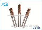 60 Degree Hardness Tungsten Steel Square End Mill With 1mm - 25 mm Diameter