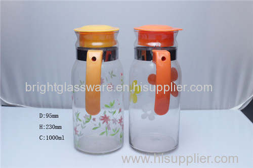 Hot selling 1000ml glass teapot for wholesale