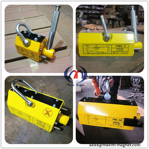 PML-10 Permanent Magnetic Lifters manually