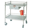 Medical mobile equipment stainless steel carts $ trolleys on wheels