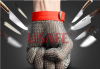 Amercian Material High quality Safety Cut Proof Protect Glove 100% Stainless Steel Metal Mesh Butcher Gloves