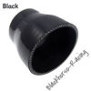 Black 2-1/4&quot; to 2&quot; 57mm to 51mm Silicone Straight Reducer Silicone Hose Turbo Intercooler Pipe Turbo Air Intake Hose