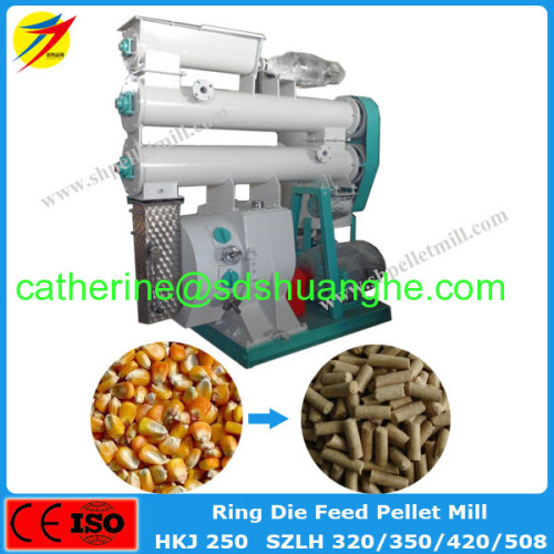 automatic ring die animal feed pellet making machine