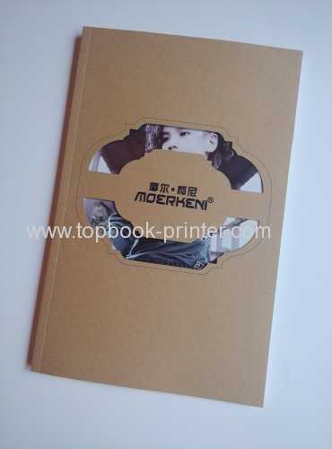 round-corner kraft cover softback catalogue printing