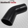 4&quot; to 3&quot; Black45 degree Reducer Elbows Silicone Hose 102mm to 76mm
