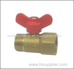 Brass Mini Ball Valve Surface Raw