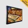 Large 84&quot; thin Dual Screen PIP Wall Mount CCTV LCD Monitor With Metal Case