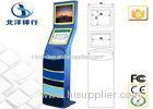 Information Check Internet Web Indoor Touch Dual Screen Kiosk 16.7M 300cd/m