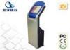 Floor Standing 15 Inch SAW / IR Touch Screen Information Kiosk For Bank / Post Offices