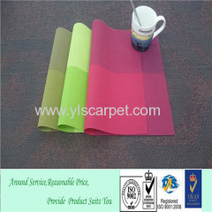 pvc woven mesh beautiful placemats customized