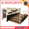 1050mm hot sale customize pizza box automaitc flatbed making and die cutting machine