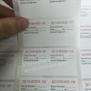 Blank White Square Security Calibration Labels for Tamper Evident with Strong Adhesive