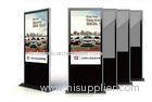 Subway LCD Advertising Screens / Floor Standing Digital Signage Touch Totem