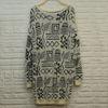 Long Jacquard Fair Isle pattern Ladies Pullover Sweaters , Alpaca Sweater
