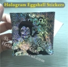 Custom Unique 3D Destructible Vinyl Graffiti Hologram Eggshell Stickers for Sale