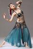 Luxurious tribal belly dance skirts and classical bra costume set size S M L OEM