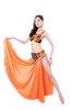 Layered leaf asymmetric design professional belly dance costumes with shinning diamonds