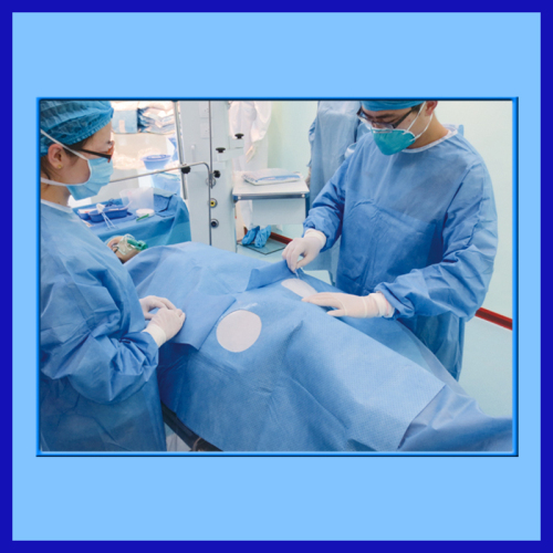 disposable intervention surgical pack for radial interventions